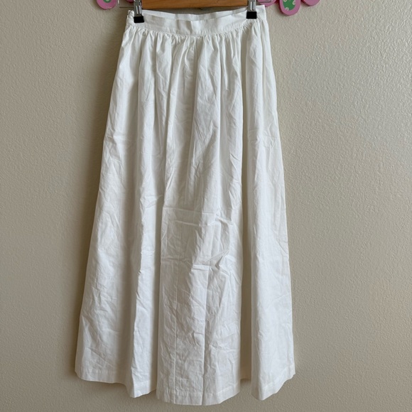 Perfect Stranger Elegant White A-Line Women's Skirt Size 6 - Picture 7 of 10